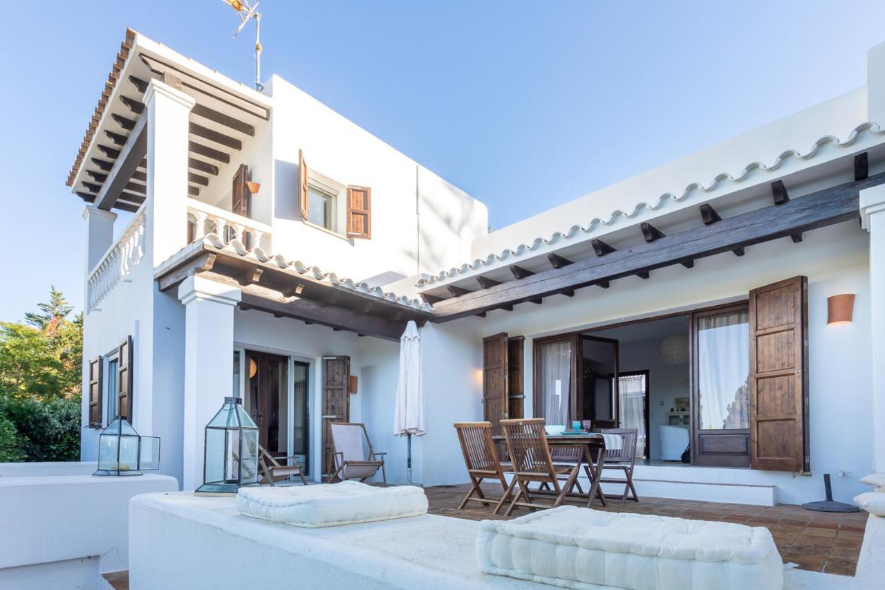 Villa Casa En Ibiza Con Vistas Increibles En Playa Des Figueral Exterior foto