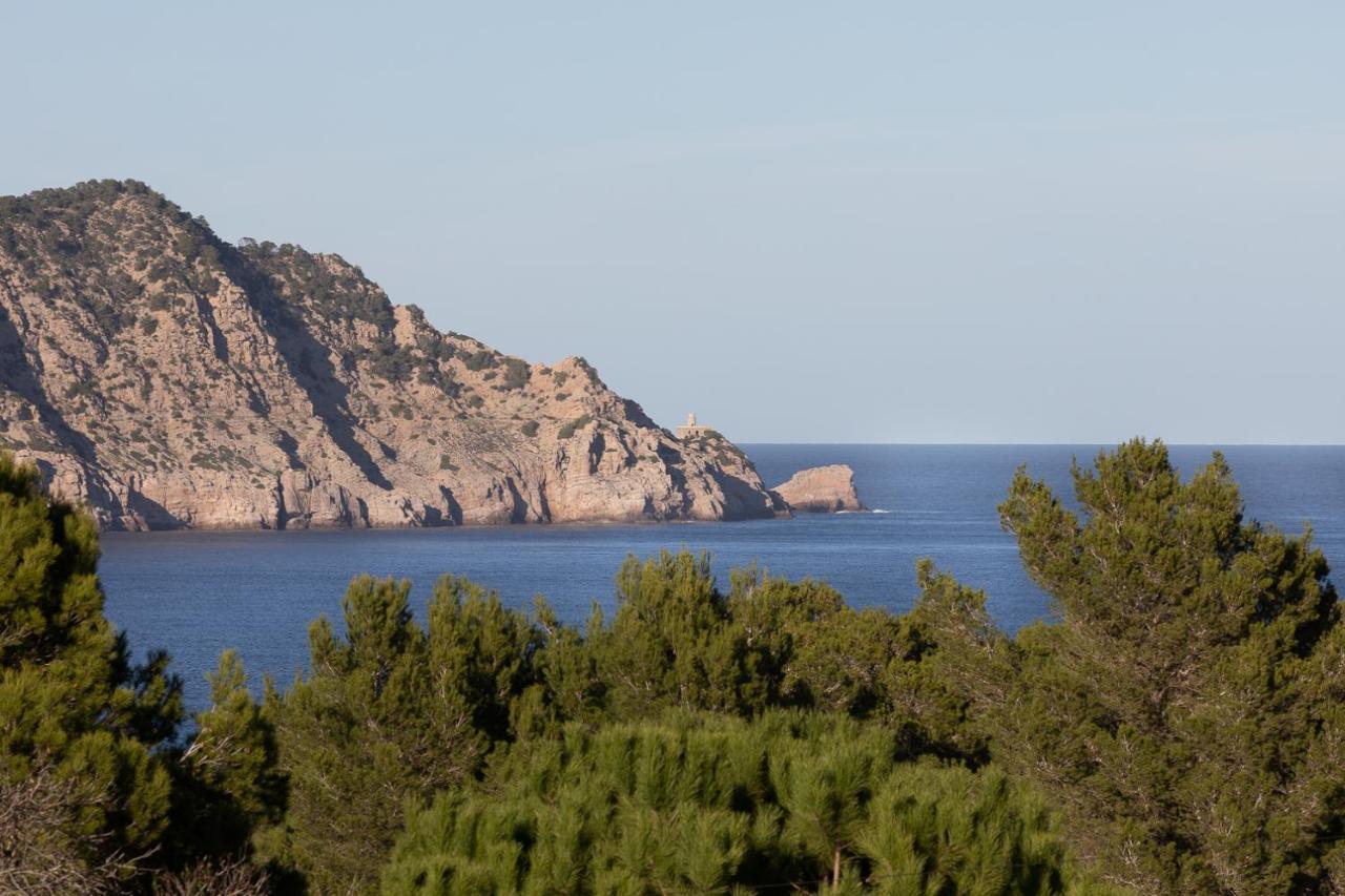 Villa Casa En Ibiza Con Vistas Increibles En Playa Des Figueral Exterior foto
