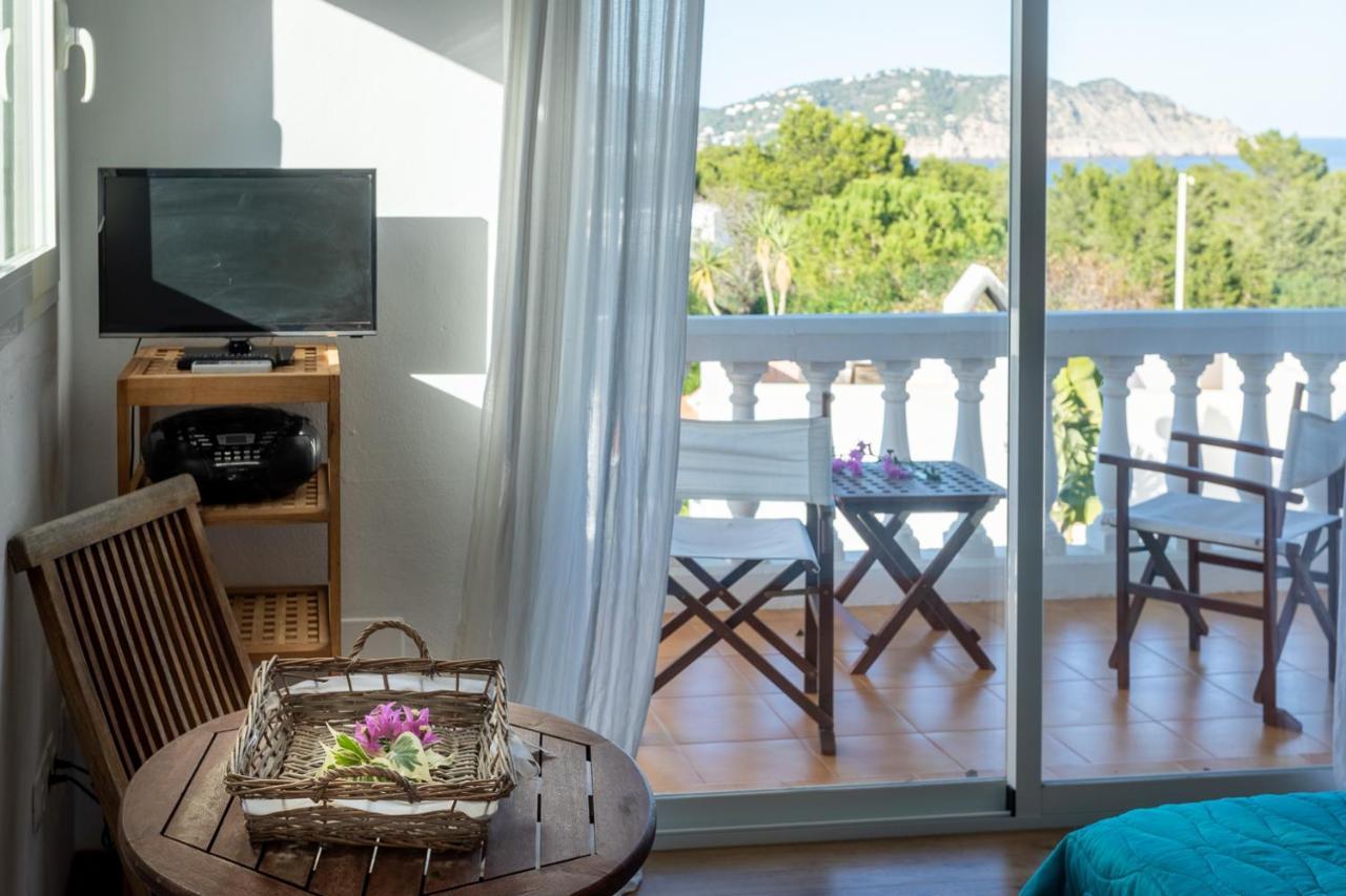 Villa Casa En Ibiza Con Vistas Increibles En Playa Des Figueral Exterior foto